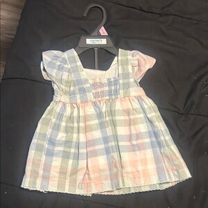 Carter's Pastel Plaid Baby Dress